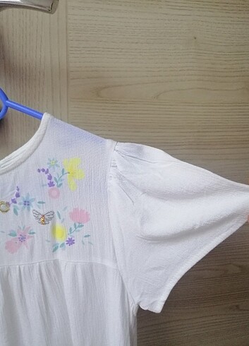 LC Waikiki Beyaz kız çocuk bluz