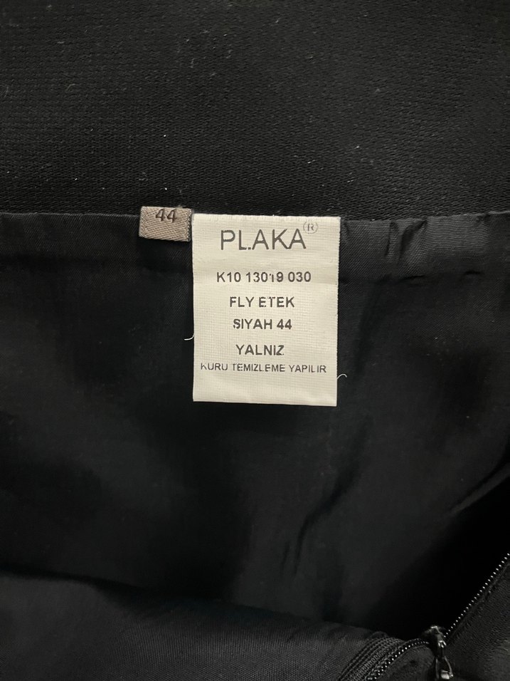 Siyah Kuşaklı Midi Etek - Görsel 3