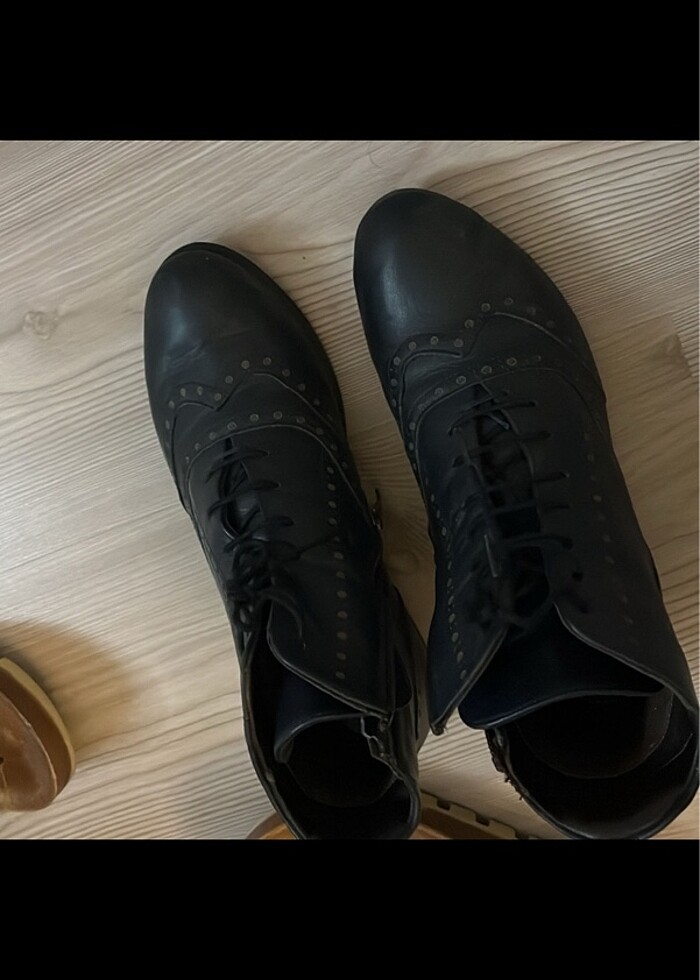 Lacivert rahat bot - Görsel 4