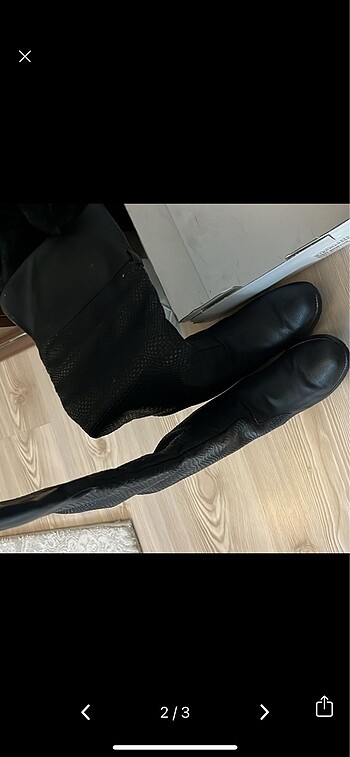 Siyah çizme - Görsel 2