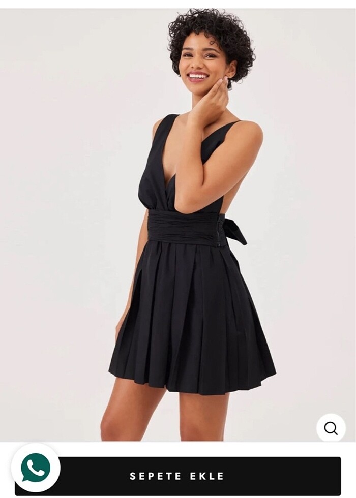 Kısa elbise Forcle - Görsel 2