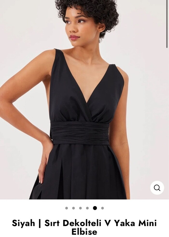 Kısa elbise Forcle - Görsel 3