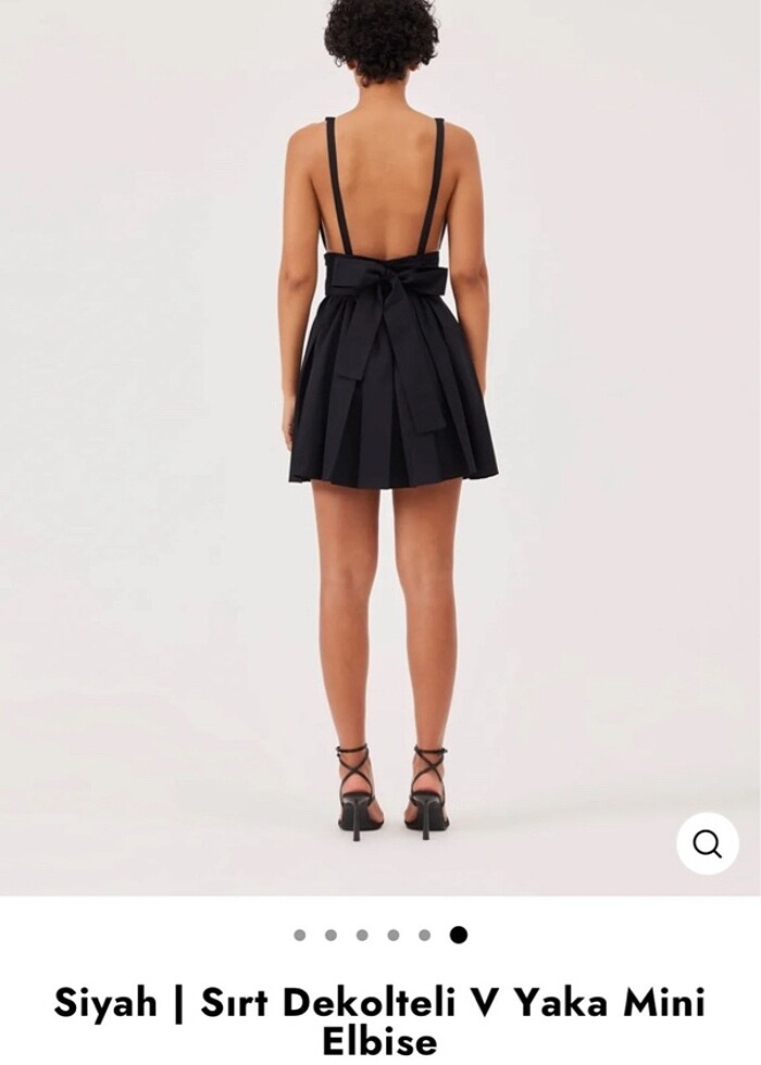 Kısa elbise Forcle - Görsel 4