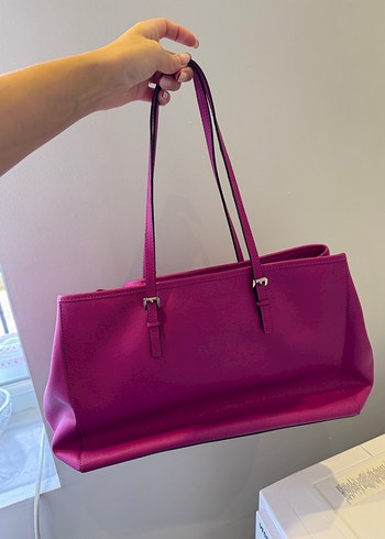 Michael Kors Michael Kors Pembe Deri Kadın Çanta