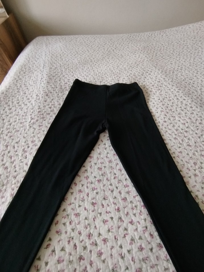 Siyah Termal Saks Kadın Tayt - Görsel 3