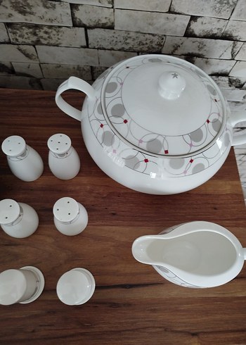 Karaca kırk beyaz zarif desen - Görsel 2