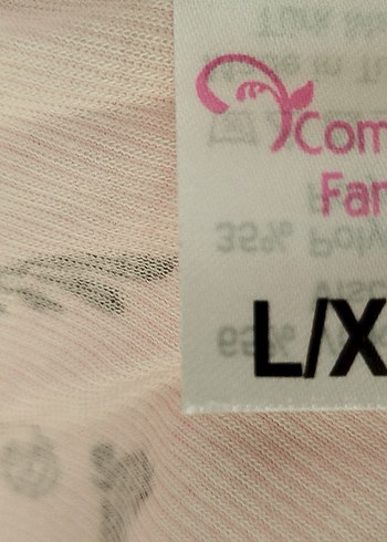 Pembe Desenli Uzun Kollu Rahat Pijama Takımı - Görsel 3