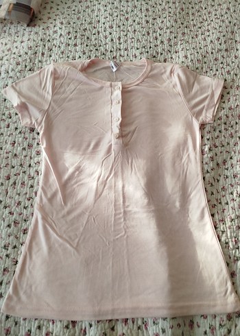 Pembe Desenli Uzun Kollu Rahat Pijama Takımı - Görsel 5