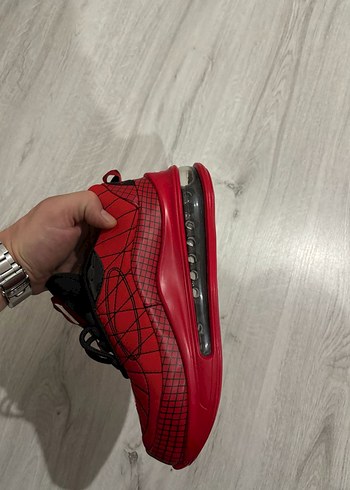 Kırmızı Bağcıklı Spor Ayakkabı - Görsel 7