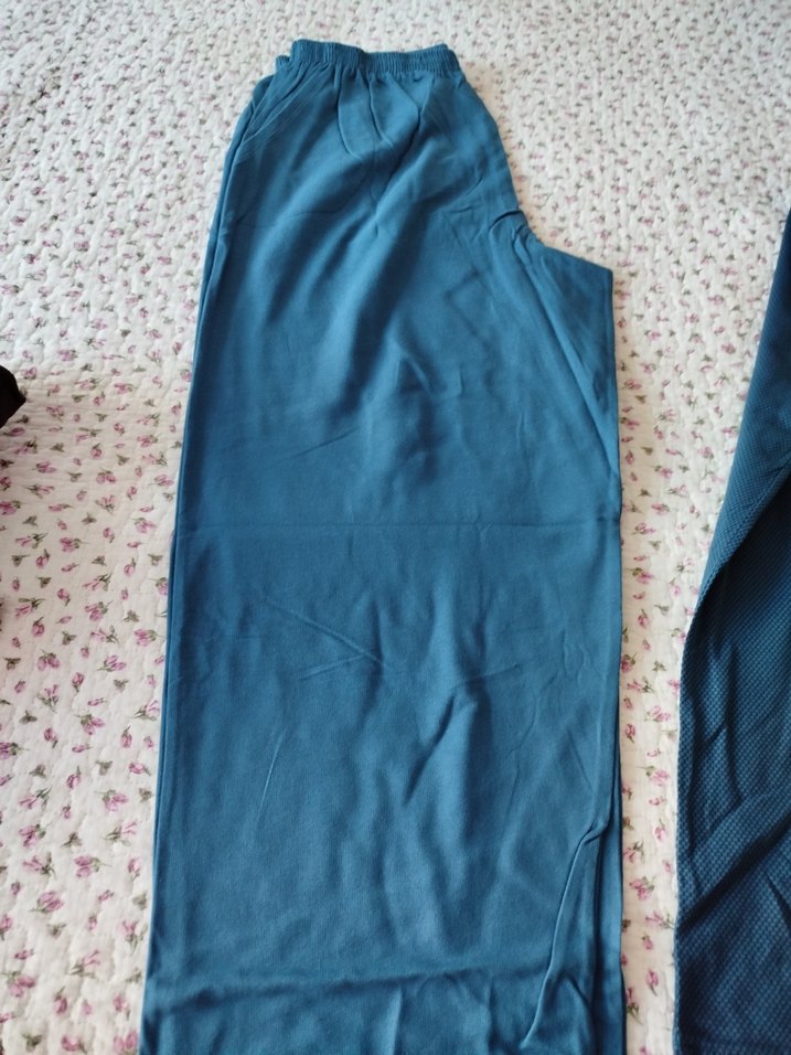 Mavi Rahat Kesim erkek Pijama Takımı - Görsel 4