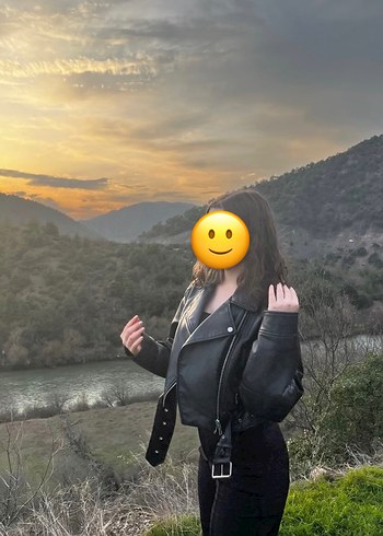 Kadın Siyah Deri Ceket