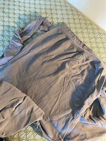 m Beden gri Renk H&M kapüşonlu sweatshirt