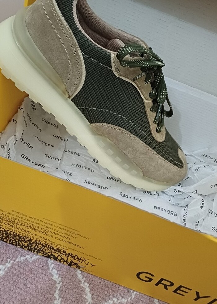 Greyder Bej Spor Ayakkabı orijinal sıfır - Görsel 2