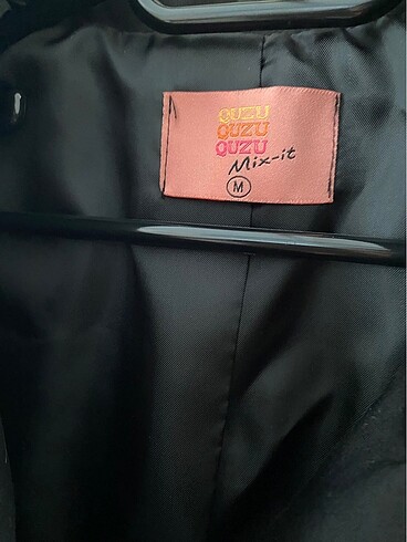 m Beden siyah Renk Quzu blazer ceket