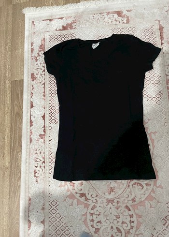 Siyah Kısa Kollu  tişört - Görsel 2