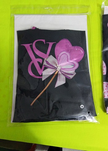 Pembe Baskılı Mini Kadın Pijama Takımı - Görsel 2