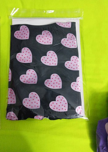 Pembe Kalpli İnce Askılı Mini Pijama Takımı - Görsel 2