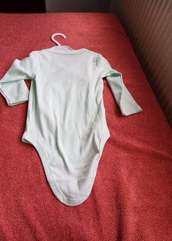 Renkli gökkuşağı  Desenli Uzun Kollu Bebek Body 9 aylık - Görsel 3