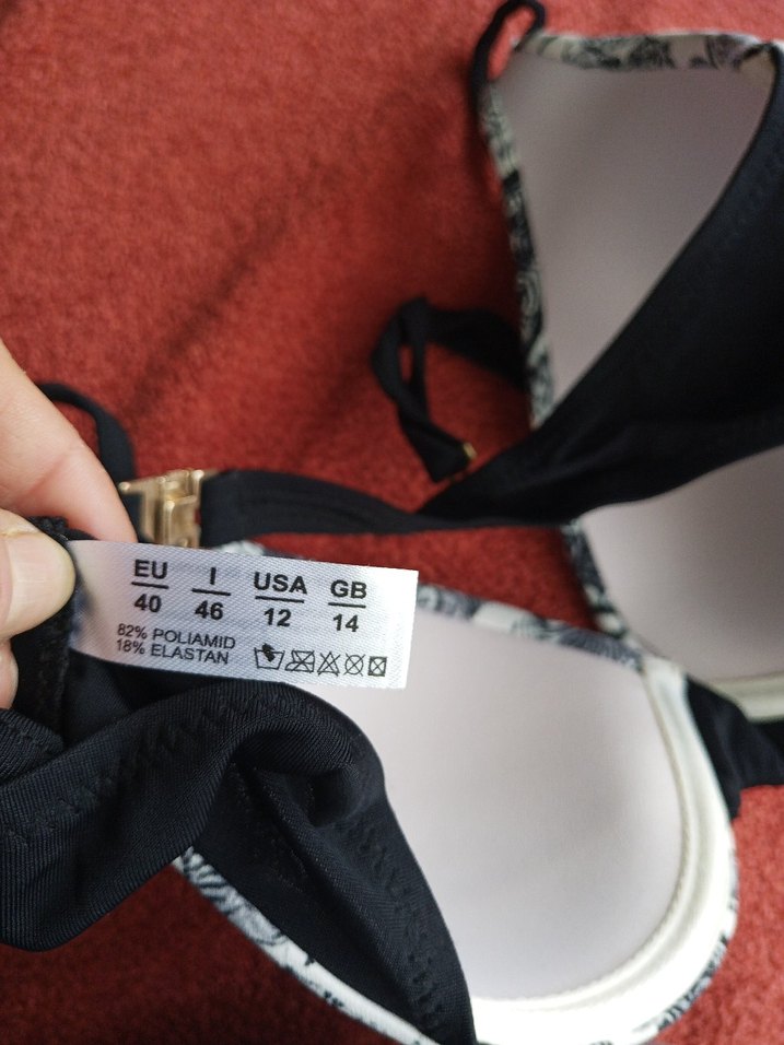 Desenli Bohem tarzda bikini üstü - Görsel 2