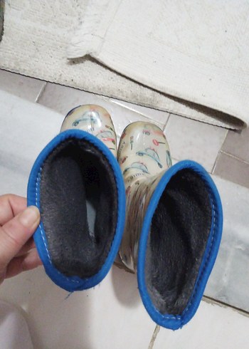 Çocuklar için renkli baskılı lastik çizme - Görsel 3