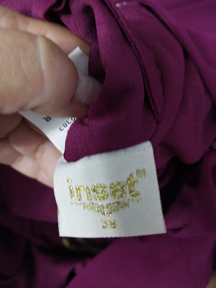 Bordo Kayık Yaka Uzun Drapeli Abiye Elbise - Görsel 3