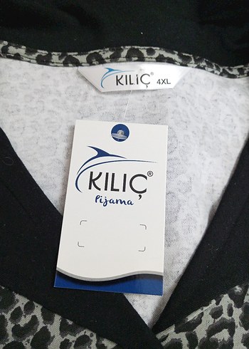 Gri Leopar Desenli Kadın Pijama Takımı - Görsel 2