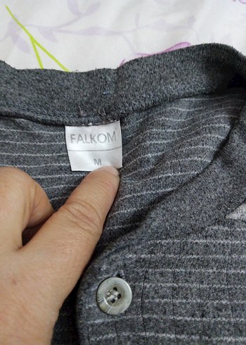 Gri Rahat Uzun Kollu erkek Pijama Takımı - Görsel 2