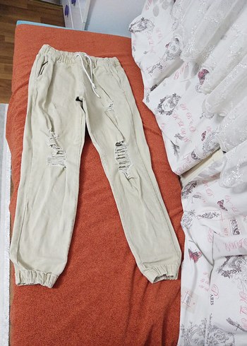 Bej erkek spor Salaş Pantolon