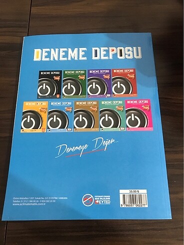  Acil Deneme Deposu Ayt Analitik Geometri Konu Denemeleri