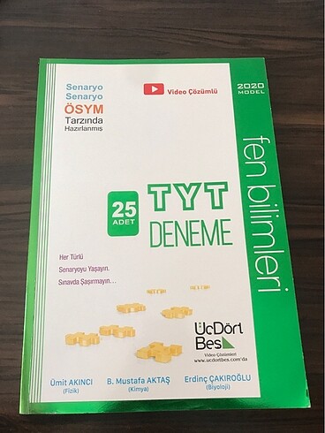 345 Tyt Fen Deneme