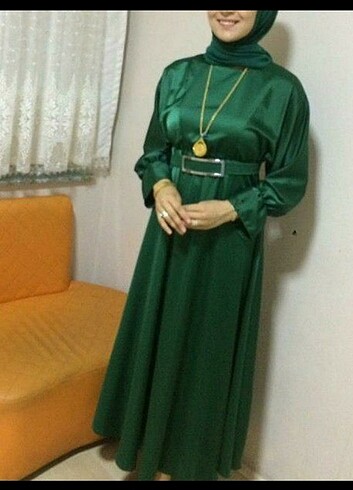 Abiye Saten elbise 