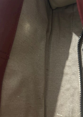 Beden bordo Renk Bordo Deri Tokalı Kadın Çanta