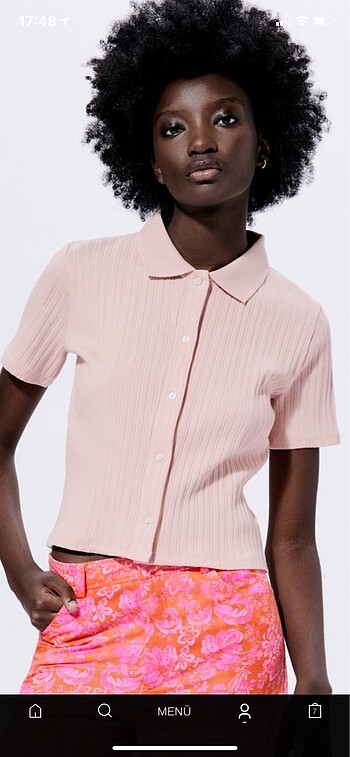 Zara polo yaka tişört