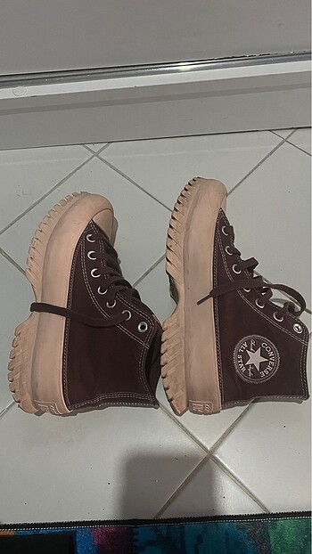 38 Beden kahverengi Renk Converse