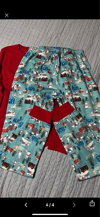 4 Yaş Beden çeşitli Renk Dagi pijama