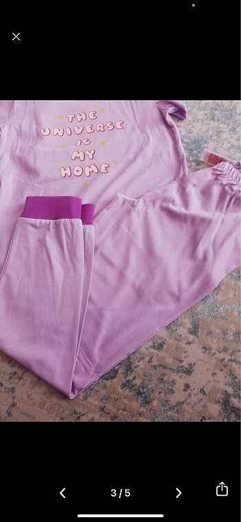 12-13 Yaş Beden Penti pijama