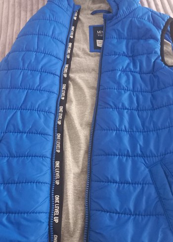 LC Waikiki Mavi Erkek Çocuk Fermuarlı Yelek