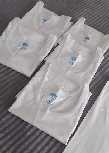 BERRAK MARKA.Beyaz Çocuk Atlet 6 lı Paket