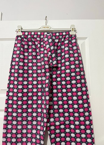 Mavi Pilili Rahat Kesim Kadın Pantolon - Görsel 7