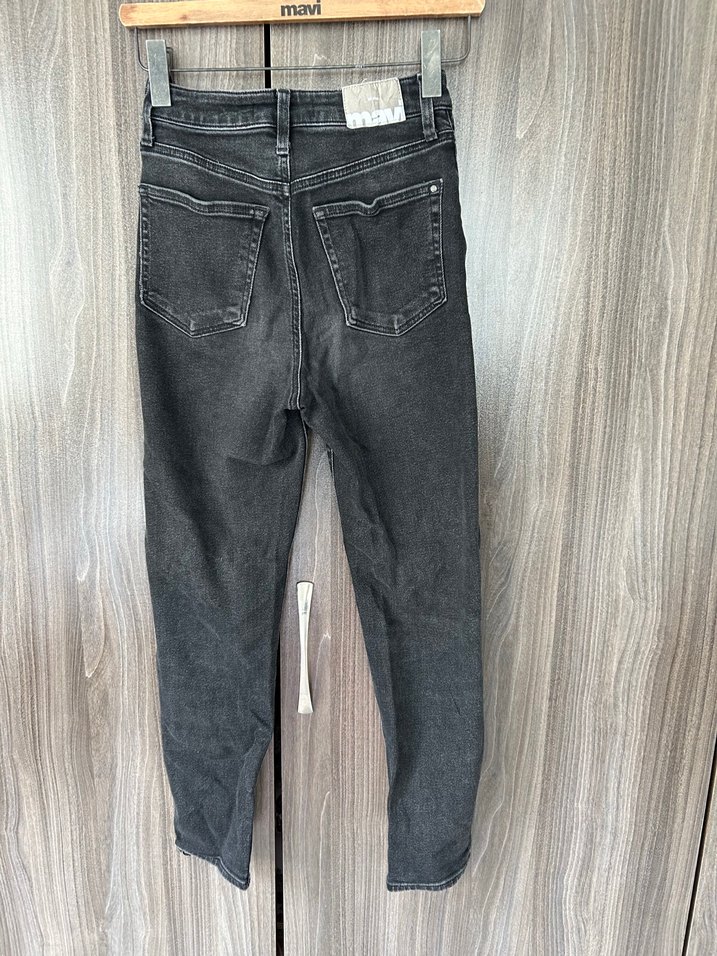 Koyu Gri Yüksek Bel mom Jean  Star 26/27 — görsel 4/5
