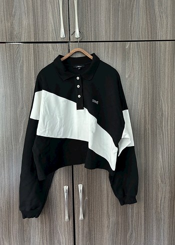 Mavi Jeans Siyah Beyaz Renk Bloklu Polo Tisort