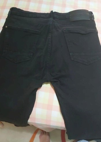 Zara Siyah Denim Jean Pantolon