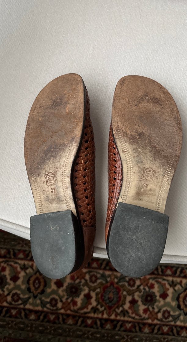 Kahverengi Deri Klasik Kadın Babey - Görsel 3