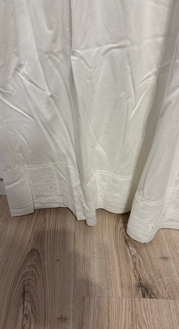 Beyaz Gecelik Sabahlık takım - Görsel 4