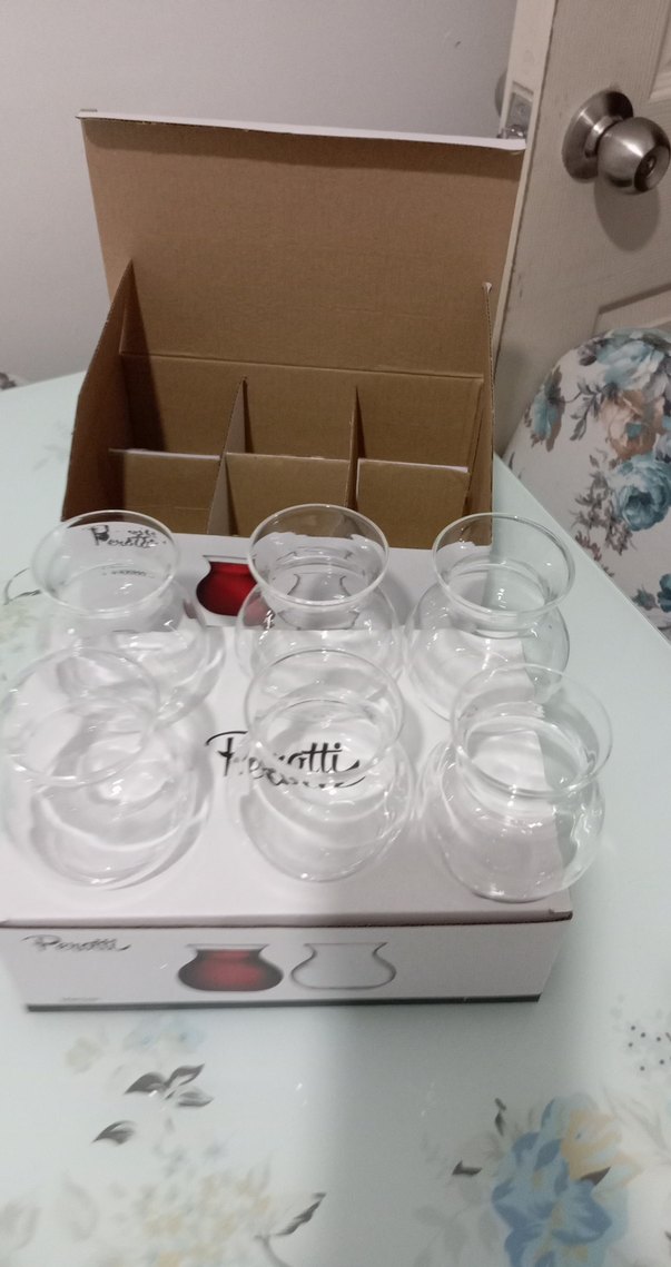 Perotti 6'lı İnce Cam Çay Bardakları - Görsel 2