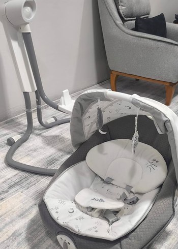 Joie Gri Bebek Beşiği ve Sallanan Sepet - Görsel 5