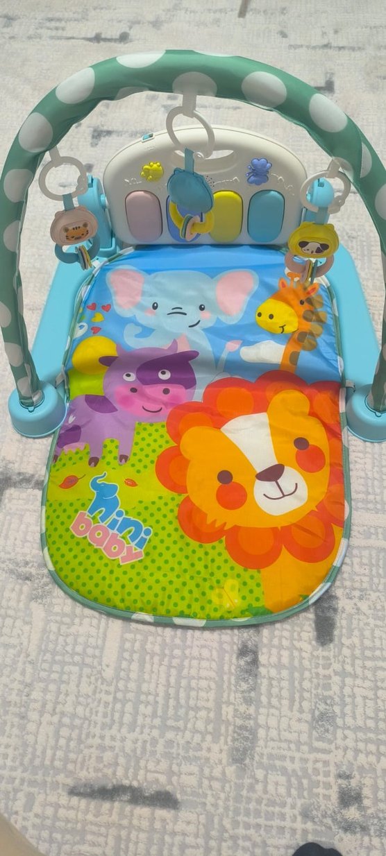 piyanolu müzik li bebek halısı - Görsel 4