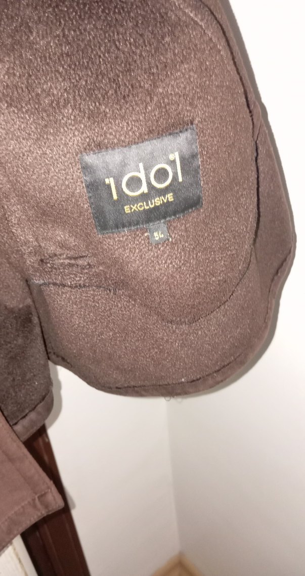 Bordo Süet erkek Kaban - Görsel 3