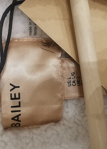 l Beden camel Renk Amerika'dan Orjinal Bailey çift taraflı mont