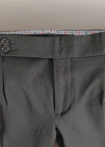 Siyah Erkek Ofis Pantolonu Tokalı - Görsel 4